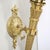 Pair of Neoclassical Antique Brass Torch Form Sconces With Frosted Glass Shades For Sale In New York - Image 6 of 14