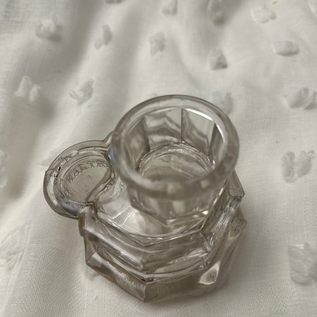 Glass Antique Blown Glass Ink Well For Sale - Image 7 of 7