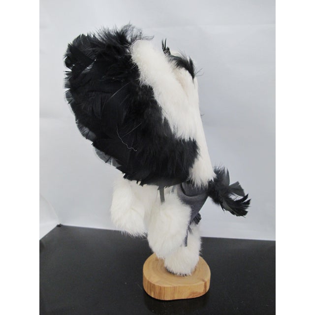 Navajo Native American Eagle Dancer Kachina Doll Statue Figurine Signed For Sale In Portland, OR - Image 6 of 10