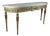 Late 19th Century Empire Giltwood Demi-Lune Table/Console With Marble Top by Maison Jansen, France For Sale