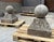 Pair of 18th Century French Carved Limestone Pillar Ball Finials For Sale - Image 10 of 18