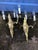 Vintage Rococo French Gilt Bronze Wall Sconces, 1950s, Set of 2 For Sale - Image 10 of 11
