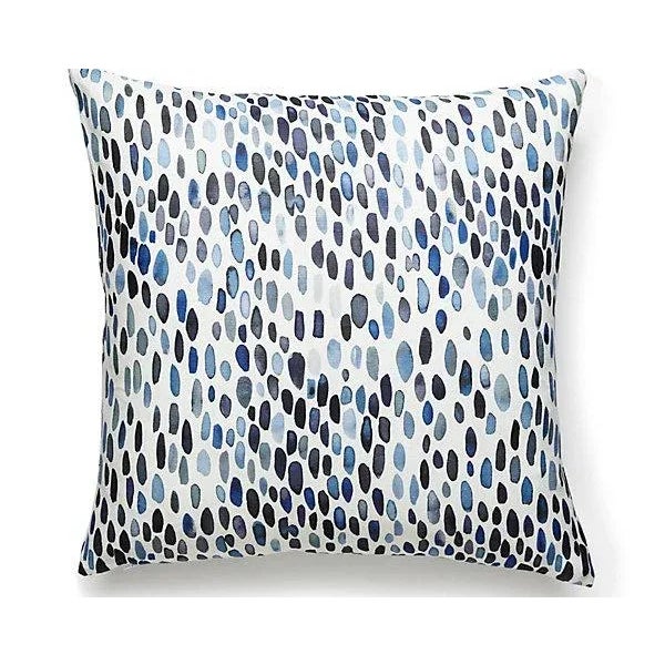Traditional The House of Scalamandré Jamboree Pillow, Blues For Sale - Image 3 of 3