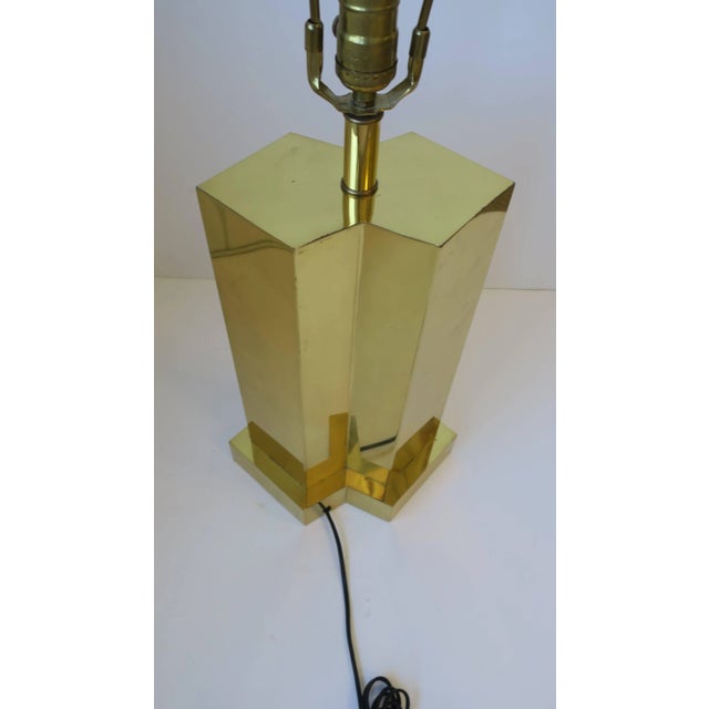 Modern Brass Desk or Table Lamp, Circa 1970s For Sale - Image 12 of 13