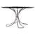 Metal 1970s Post Modern Black and Chrome Dining Set With Daystrom Scoop Chairs For Sale - Image 7 of 12