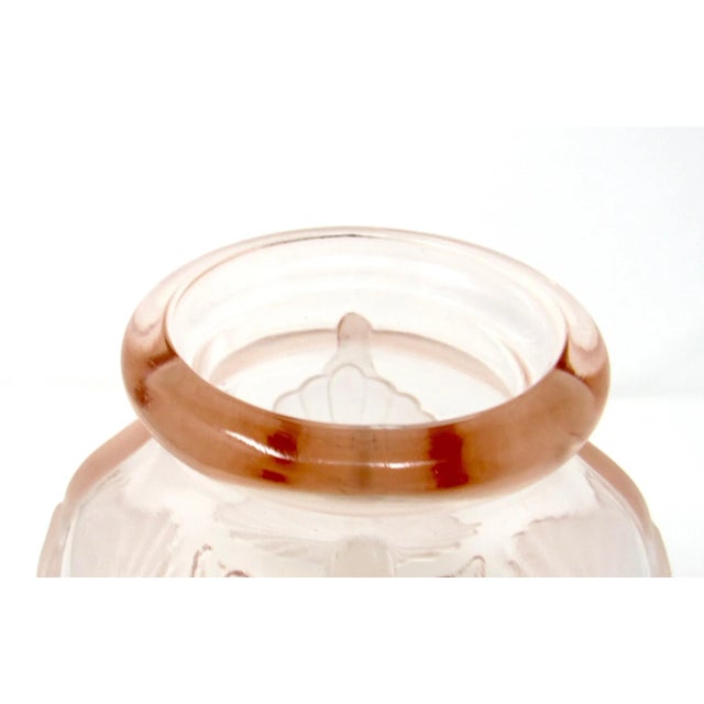 Pierre d'Avesn Calla Lily Blush Glass Vase - 1920s For Sale In Los Angeles - Image 6 of 8