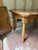 Vintage Solid Oak Wood Dining Table With Leaves For Sale - Image 10 of 13