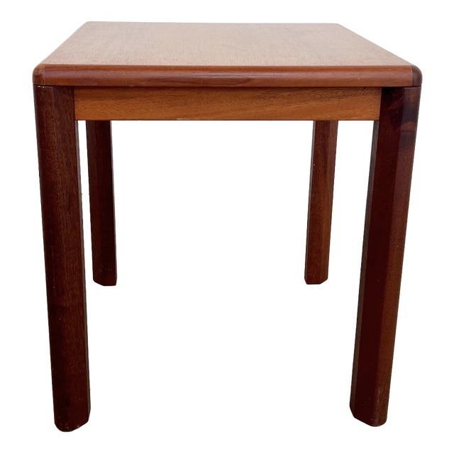 Scandinavian Teak Side Table, 1970s For Sale