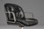 Mid-Century Modern High-Stance Office Chair in Chrome and Vinyl After Charles Pollock, Usa, C. 1960's For Sale - Image 14 of 18
