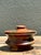 Vintage Inlay Wood Round Lidded Box For Sale - Image 4 of 12