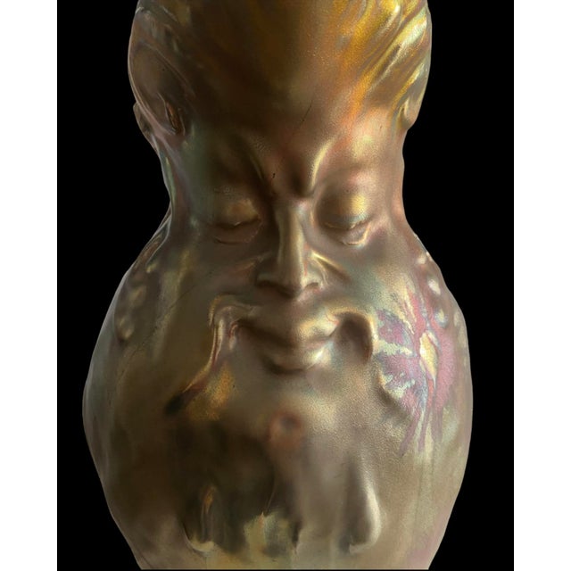 Late 19th Century Ceramic Jug with Metallic Luster Glaze from Delphin Massier For Sale - Image 5 of 13