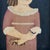 Late 20th Century Framed Early American Primitive Style Child Portrait Reproduction – "Girl With a Bird" After John Brewster Jr. For Sale - Image 4 of 10