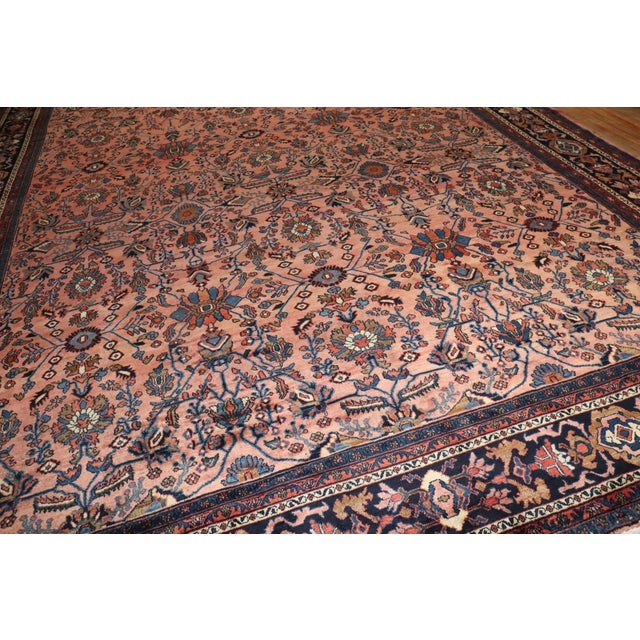 Early 20th Century Persian Bibikabad Oversize Rug - 12'2" x 20'2" For Sale - Image 10 of 11