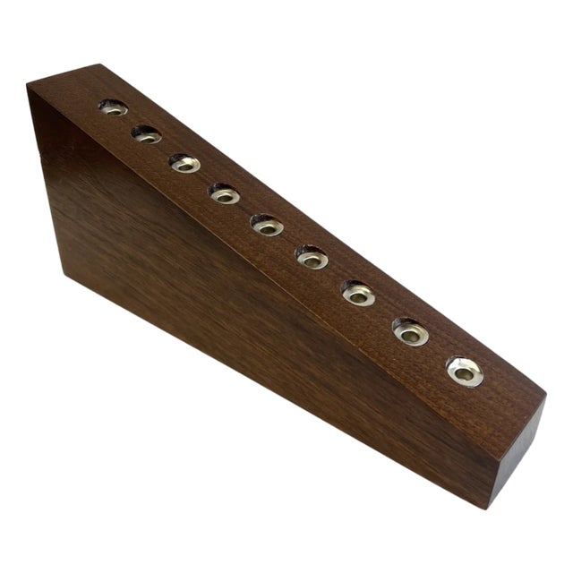 Contemporary Solid Wood Menorah For Sale