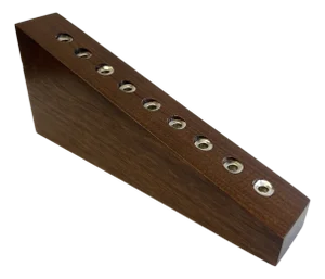 Contemporary Solid Wood Menorah