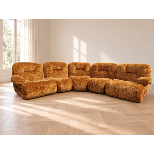 Vintage Space Age Modular Sofa, 1970s For Sale - Image 11 of 11