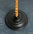 Wood Vintage Bamboo Floor Lamp With Seagrass Shade For Sale - Image 7 of 16