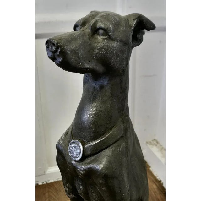 Large Sculptural Greyhound Dogs, 1960s, Set of 2 For Sale - Image 4 of 8