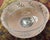 Vintage Frosted Glass Ceiling Light Shade With Applied Vine Motif – Beaded Rim Flush Mount, 10.3” For Sale - Image 9 of 11