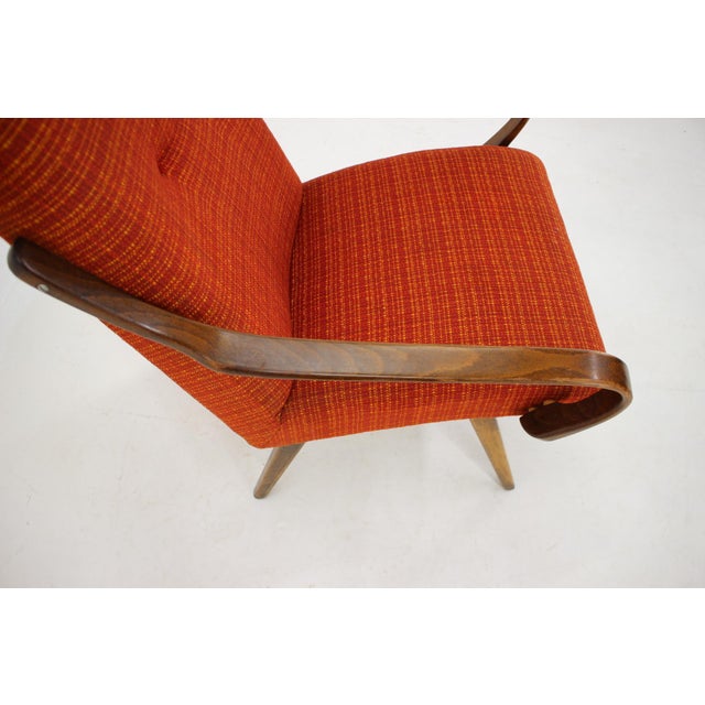 Beech Armchair, Former Czechoslovakia, 1960s For Sale - Image 17 of 18