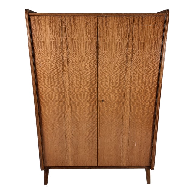 Vintage Wardrobe in Walnut by Tatra Nabytok, 1970s For Sale