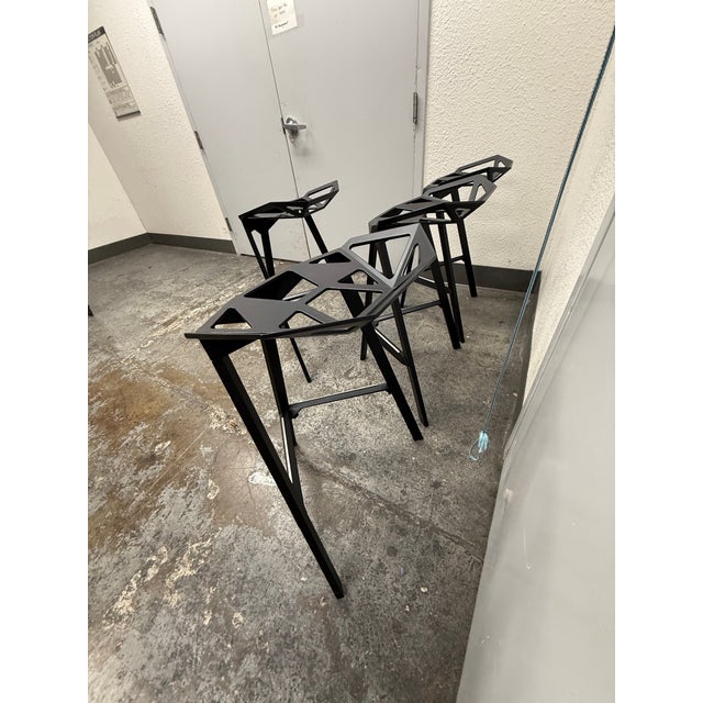Konstantin Grcic for Magis Stool_One Counter Stools, Set of Four For Sale In San Francisco - Image 6 of 12