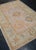 Modern Turkish Oushak Rug Lavender Coral Soft Brown Handwoven Wool Rug 4'2" X 6'1" For Sale - Image 3 of 8