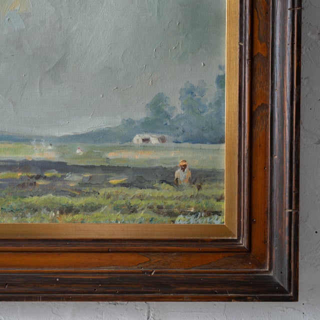 William H. Atkins Pastoral Landscape, c.1980 For Sale - Image 4 of 7
