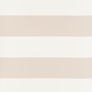 Sample - Schumacher Baxter Stripe Wallpaper in Dove For Sale