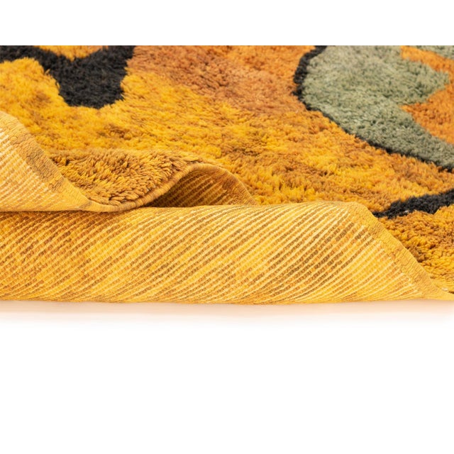 2020s Oversize Hand-Knotted Moroccan Wool Rug | 12'11" X 10'1" | One of a Kind For Sale - Image 5 of 11