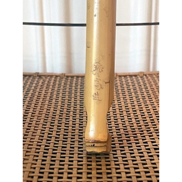 Unique Japanese Woven Bamboo Hanging Ikebana Basket Suzuki Gengensai For Sale - Image 12 of 18