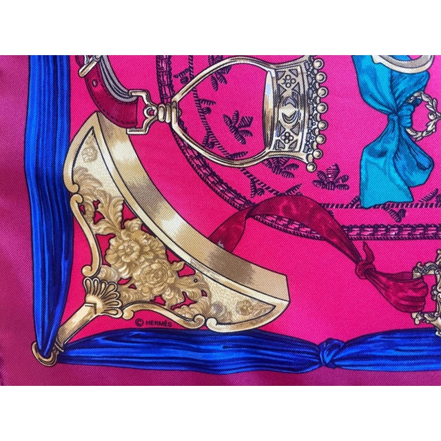 Hermès Hermès Silk Scarf « Étriers » 1964 For Sale - Image 4 of 8