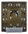 19th Century Madonna and Child in Brass and Polychrome Enamels For Sale
