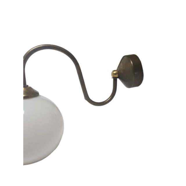 Vintage Art Deco Wall Lamp, Poland, 1950s For Sale - Image 3 of 8