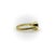 1990s Sapphire and Diamond Bezel Set 18k Gold Ring, Size 4.5 For Sale - Image 4 of 12