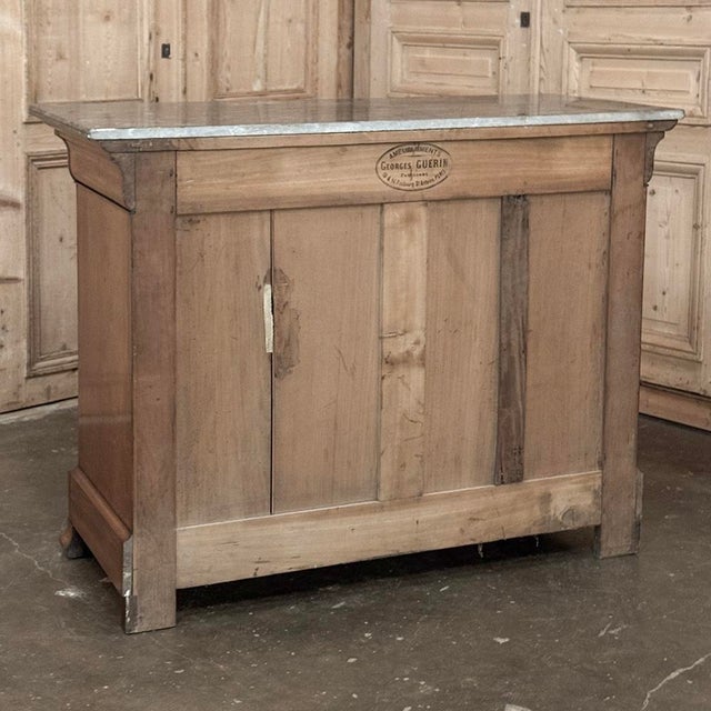 19th Century French Louis Philippe Marble Top Commode by Georges Guerin of Paris For Sale - Image 18 of 18