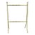 Vintage Hollywood Regency Brass Bamboo Towel Holder For Sale