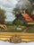 Mid 20th Century Signed European Pastoral Oil Painting in Ornate Rococo Gilt Frame With Grazing Sheep For Sale - Image 11 of 12