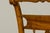 Set of 10 Late 19th Century French Provincial Walnut Dining Chairs in Green Ticking Stripe For Sale - Image 13 of 18