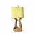 Faux-Bois Table Lamp by Grand-Jean Jourdan for Vallauris, 1950s For Sale - Image 5 of 17