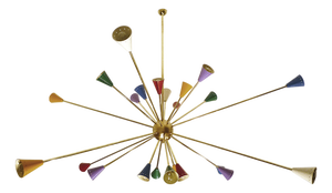 Mid-Century Sputnik Chandelier, 1960s