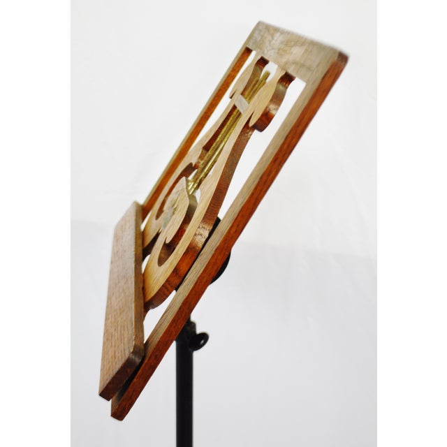 Antique Hamilton Adjustable Iron Base Music Stand Chairish