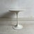 White Arkana Tulip Round Occasional Table For Sale - Image 6 of 8