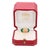 Cartier French diamond coral chrysoprase 18k yellow gold ring is a bold and artistic vintage design showcasing the iconic...
