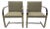 Mie Van Der Rohe Flat Bar Brno Chairs for Knoll - Set of Two For Sale