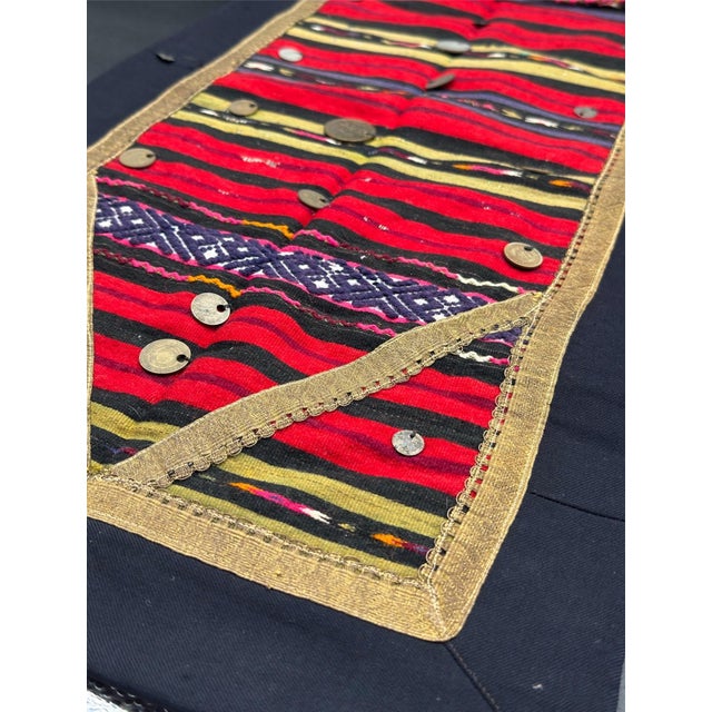 1980s Vintage Bulgarian Prestilka Apron For Sale - Image 5 of 13