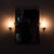1950s Mid-Century Modern Brass Wall Mirror with Lighting, Italy, 1950s For Sale - Image 5 of 8
