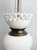 Vintage Milk Glass Lamp With Gingham Plaid Shade For Sale In Los Angeles - Image 6 of 6