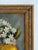 A charming mid-century still life of narcissus and lilac in a golden vase, signed Schatz in upper right. Oil on canvas...