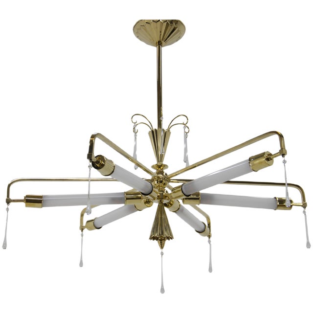 Art Deco Chandelier, Austria, 1920s For Sale
